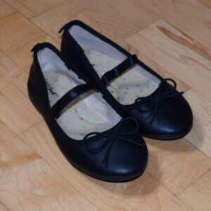 Cat & Jack Little Girls sz 10 Black Mary Jane Shoes Dress Shoes